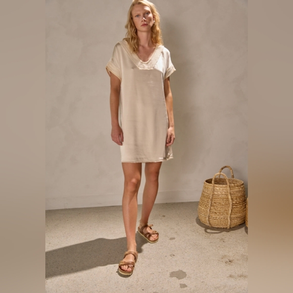 MELISSA NEPTON Dresses & Skirts - Melissa Nepton Charlie Dress In Champagne‎